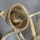 Bronze chandelier and brass art deco period