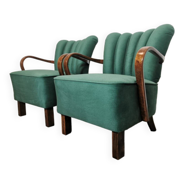 Armchairs by Jindřich Halabala, 1950s, Set of 2