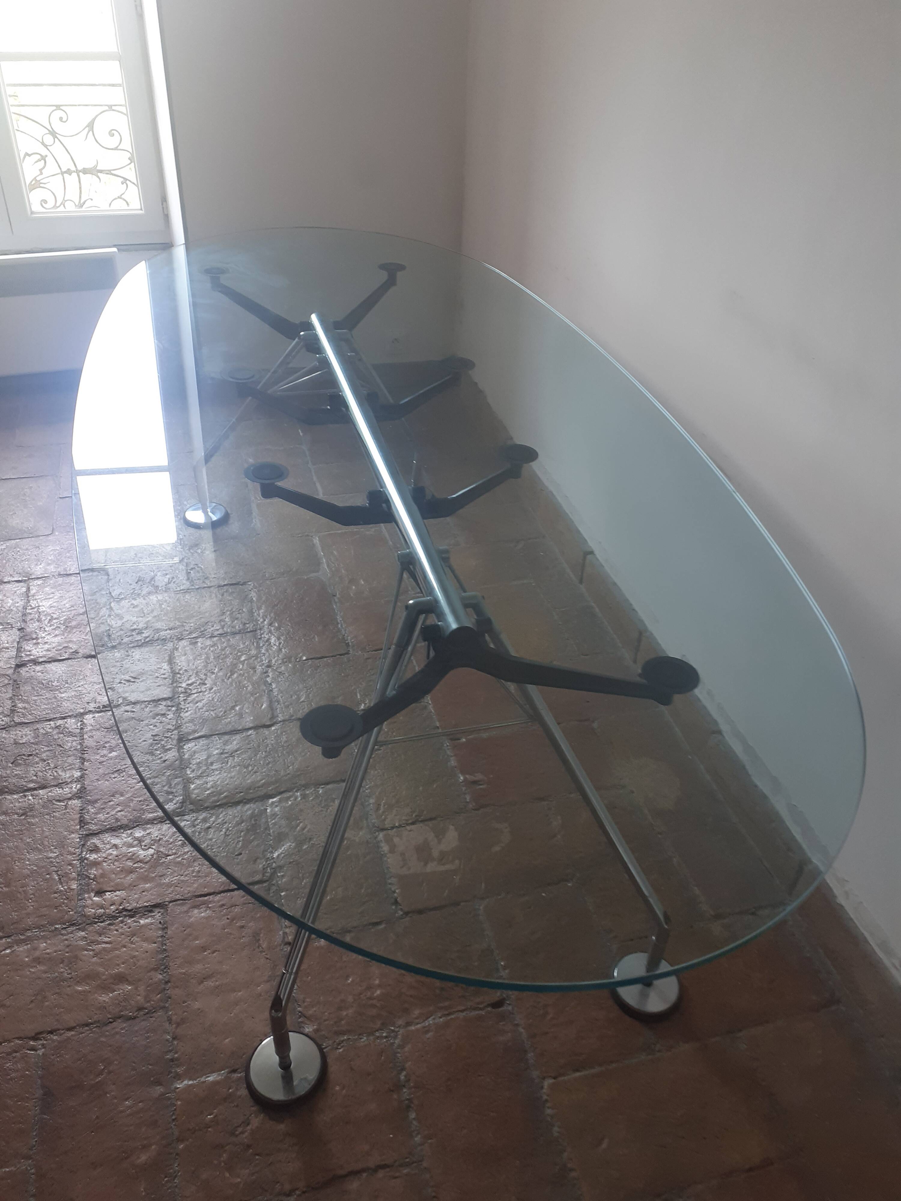 Numbered table design (limited edition) Nomos Norman Foster by Tecno Italy