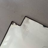 Large old beveled mirror 68x150cm