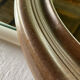 Vintage Round Mirror Wood Effect – Diameter 60 cm – Very Good Condition