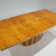 Mid-century modern dining table, Ash Burl, Italy