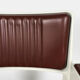 Space-Age vintage hairdresser's chair in resin and skai