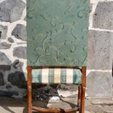Sheep bone armchair style Louis XIV
