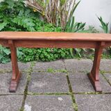 Antique elm bench