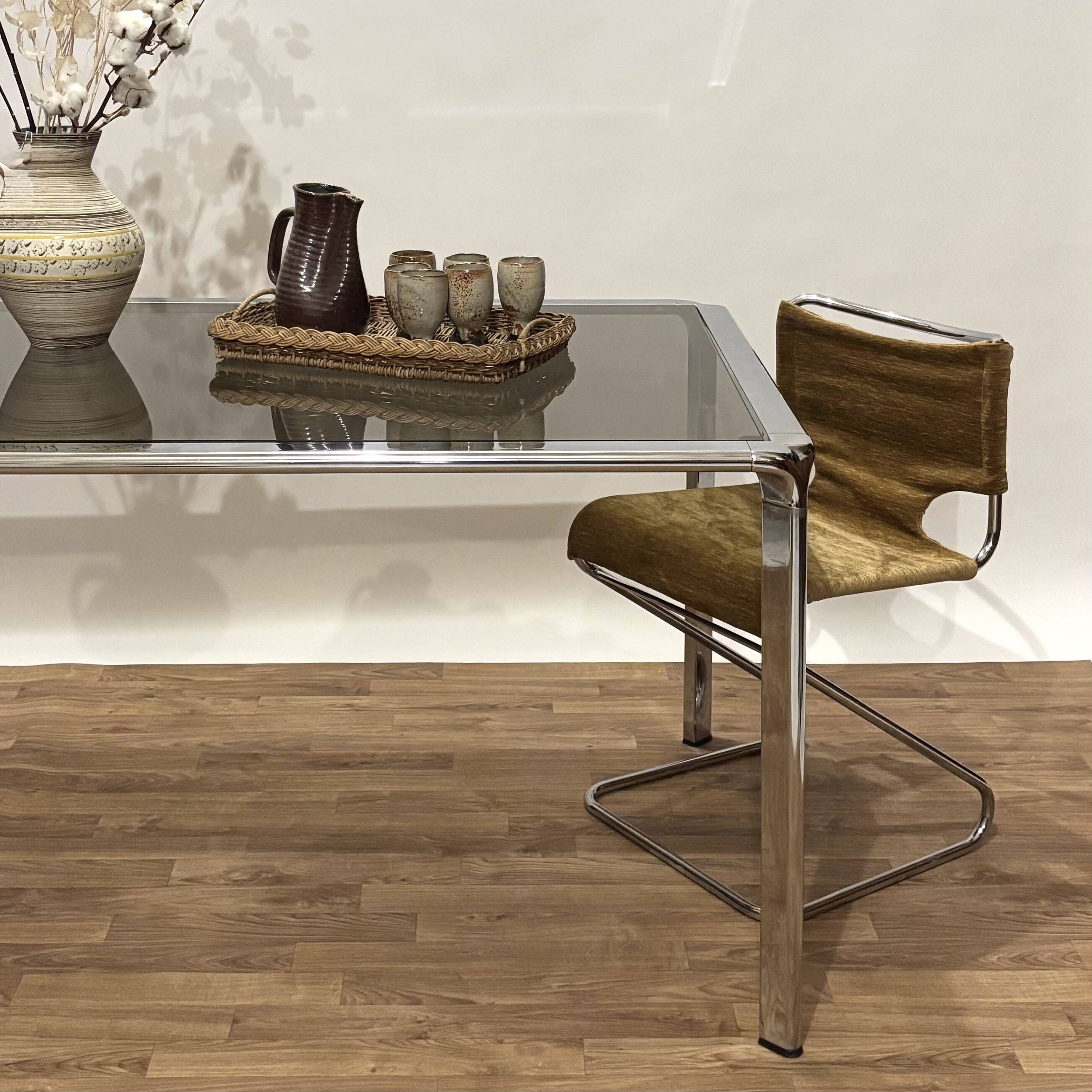 Pair of Biscia de Mourgue chairs from the 70s