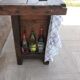 Old oak workbench