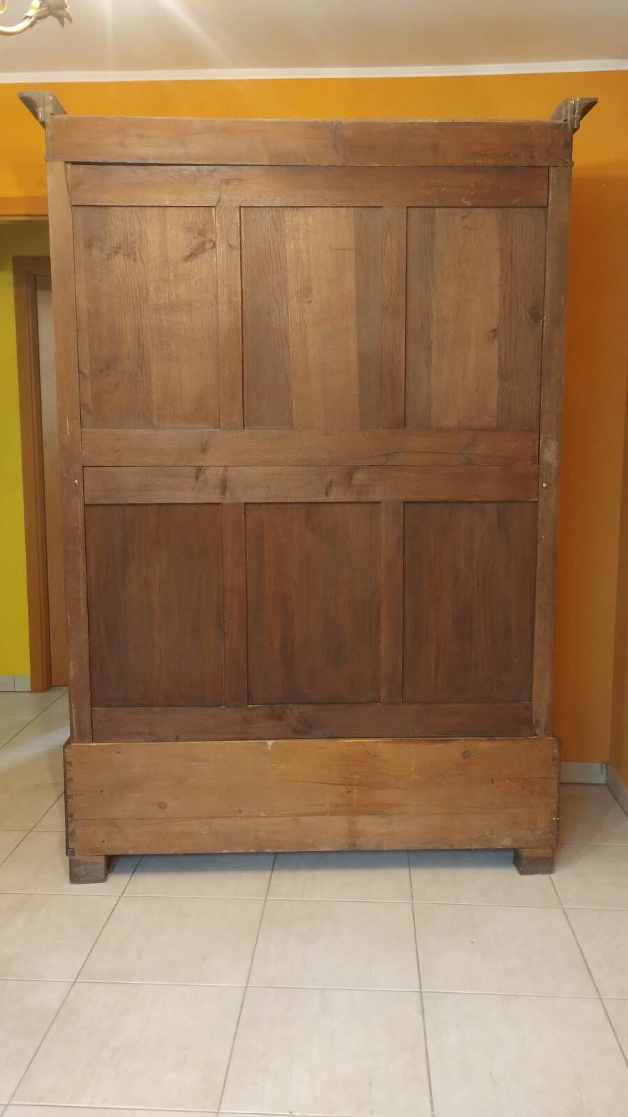 Vintage solid wood wardrobe