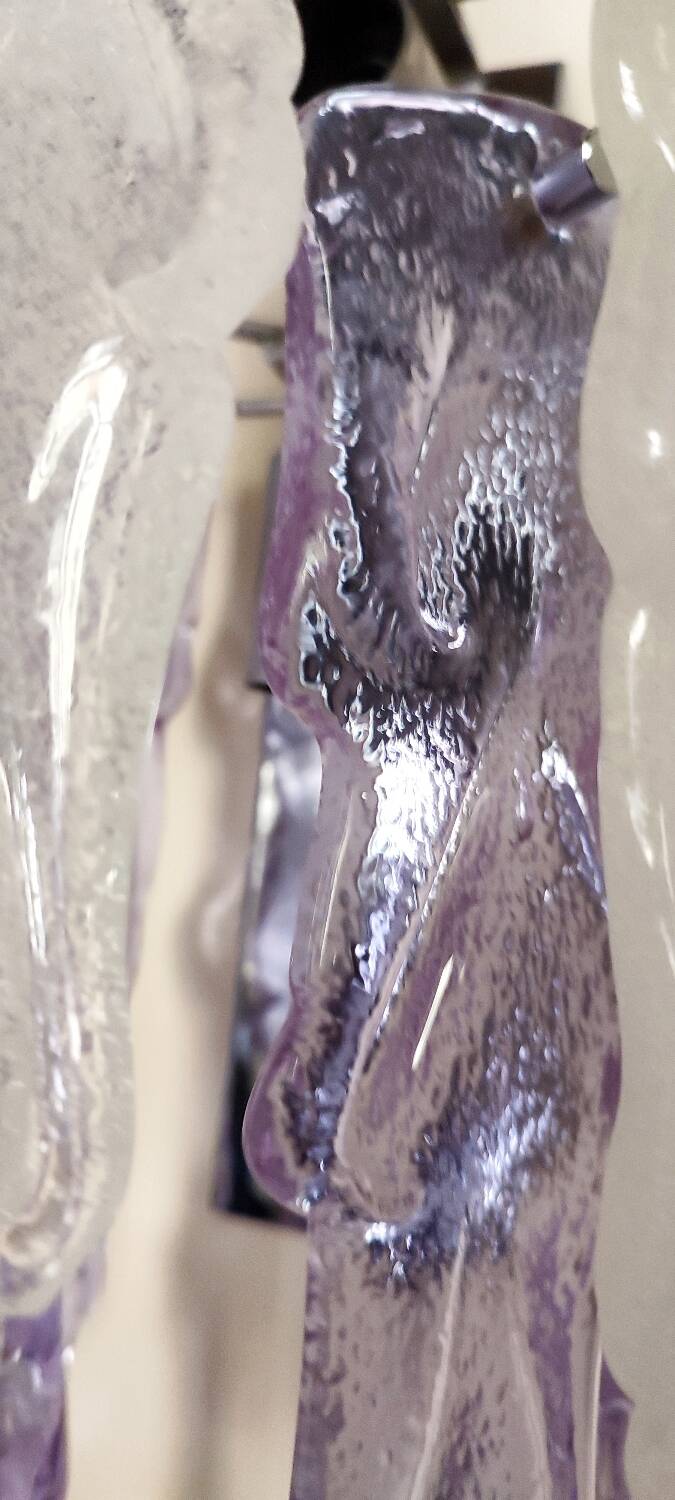 Applique de cristal. Italie, années 1970.