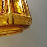 Swedish hanging lamp by Carl Fagerlund for Orrefors glass factory 1970s.