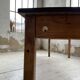 Table de ferme pin noire 250 cm