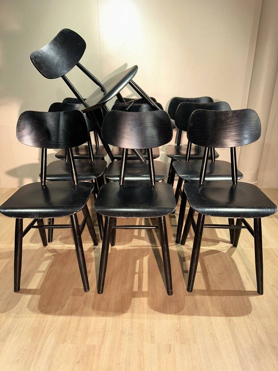 Lot de 10 chaises style scandinave