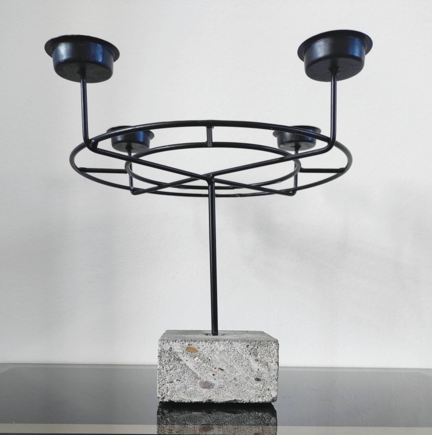 Chandelier Crown Industrial / Brutalist Style