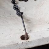 Plant holder, hanging planter from the 50s in glazed stoneware