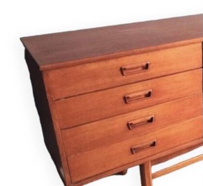 Vintage Scandinavian teak sideboard