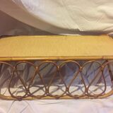 Shelf rattan of the 50s/60s