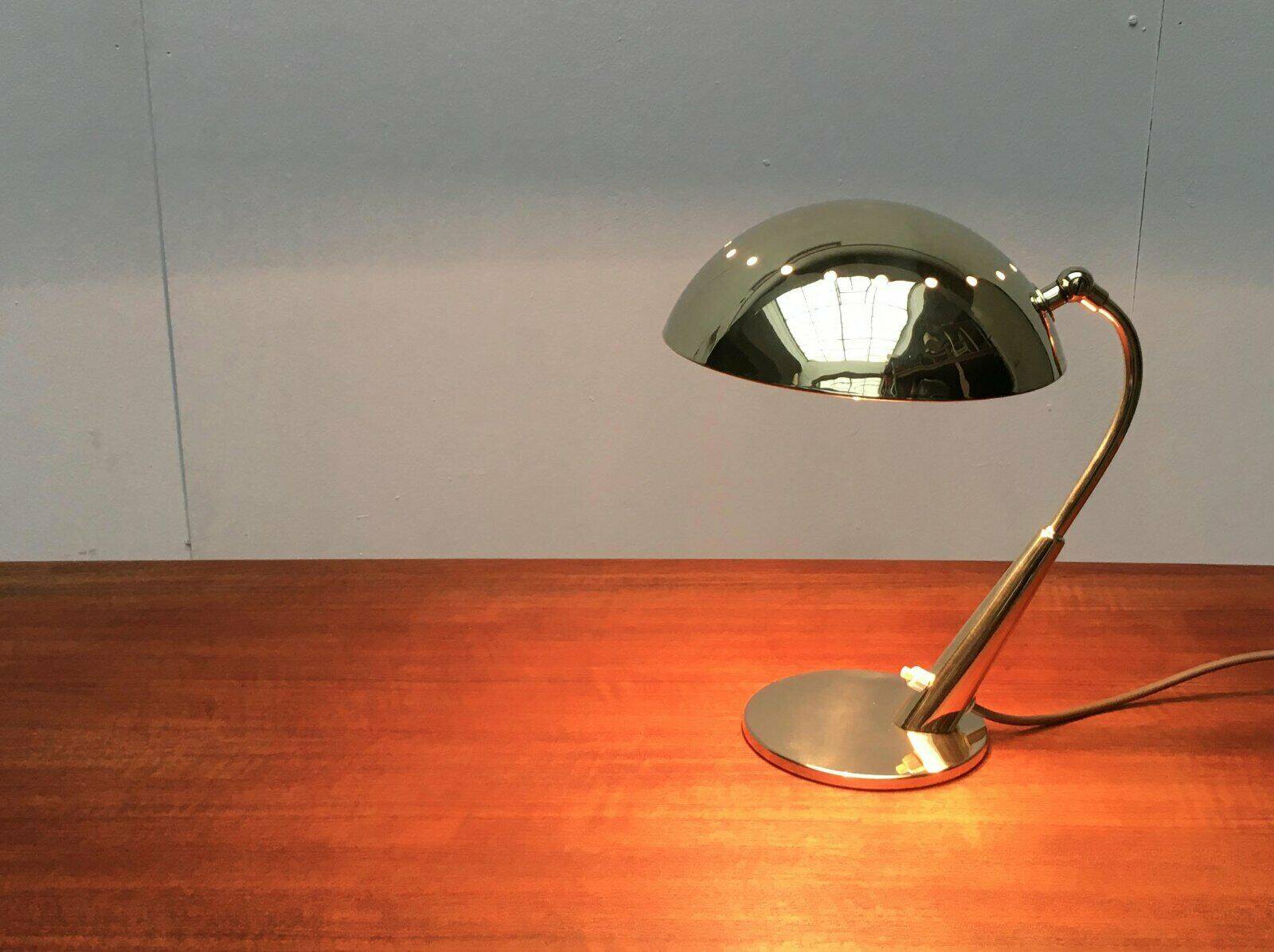 Mid-century German brass table lamp by Cosack.