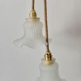 Hand lamp tulip suspension