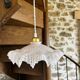 Suspension opaline vintage