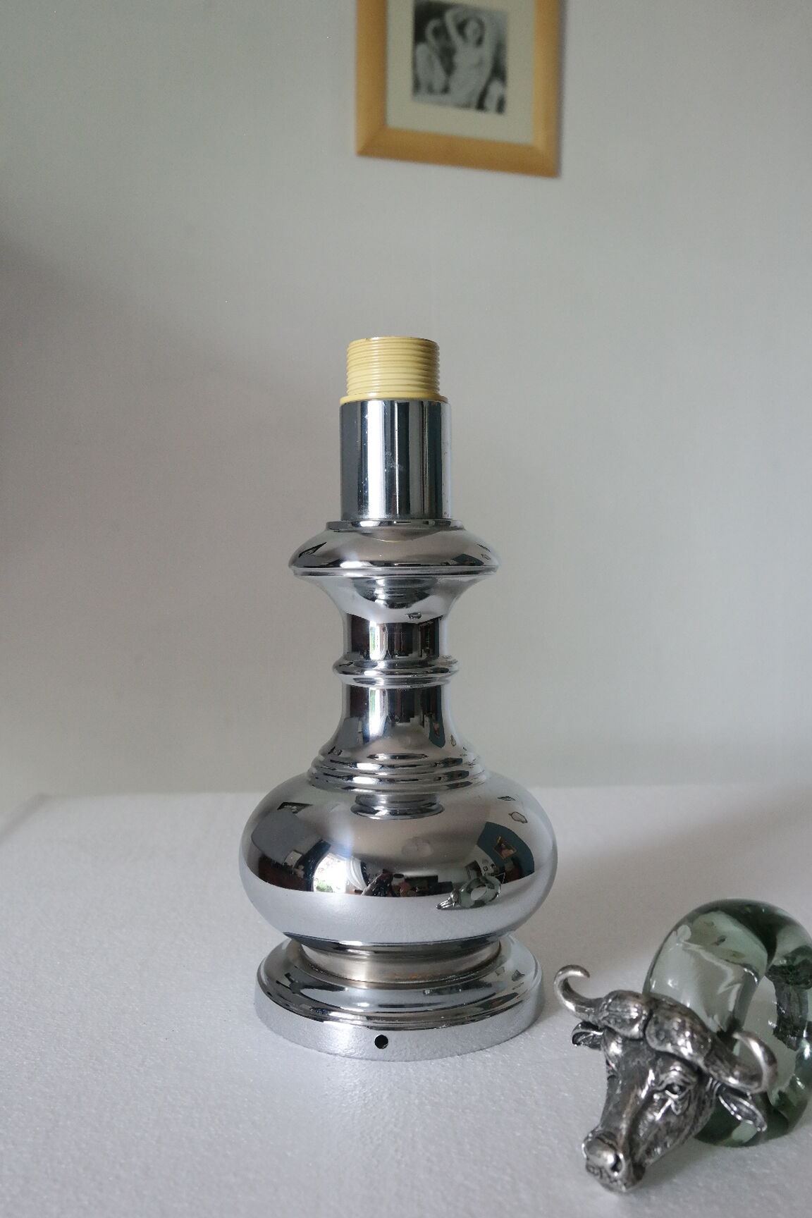 Chrome lamp foot 60/70