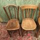 Set de 4 chaises bistrot vintage années 50