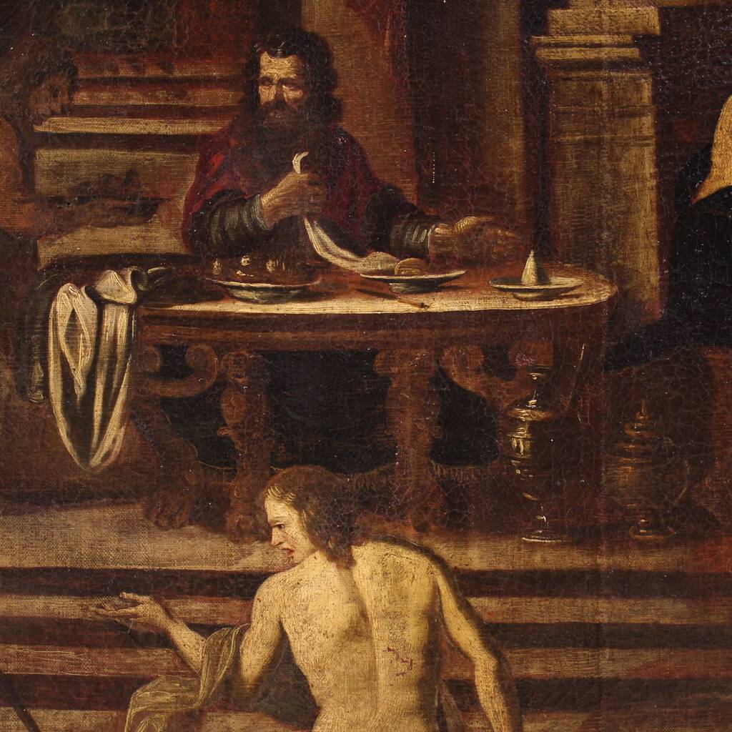 Great 17th century Italian painting, Herod's Banquet