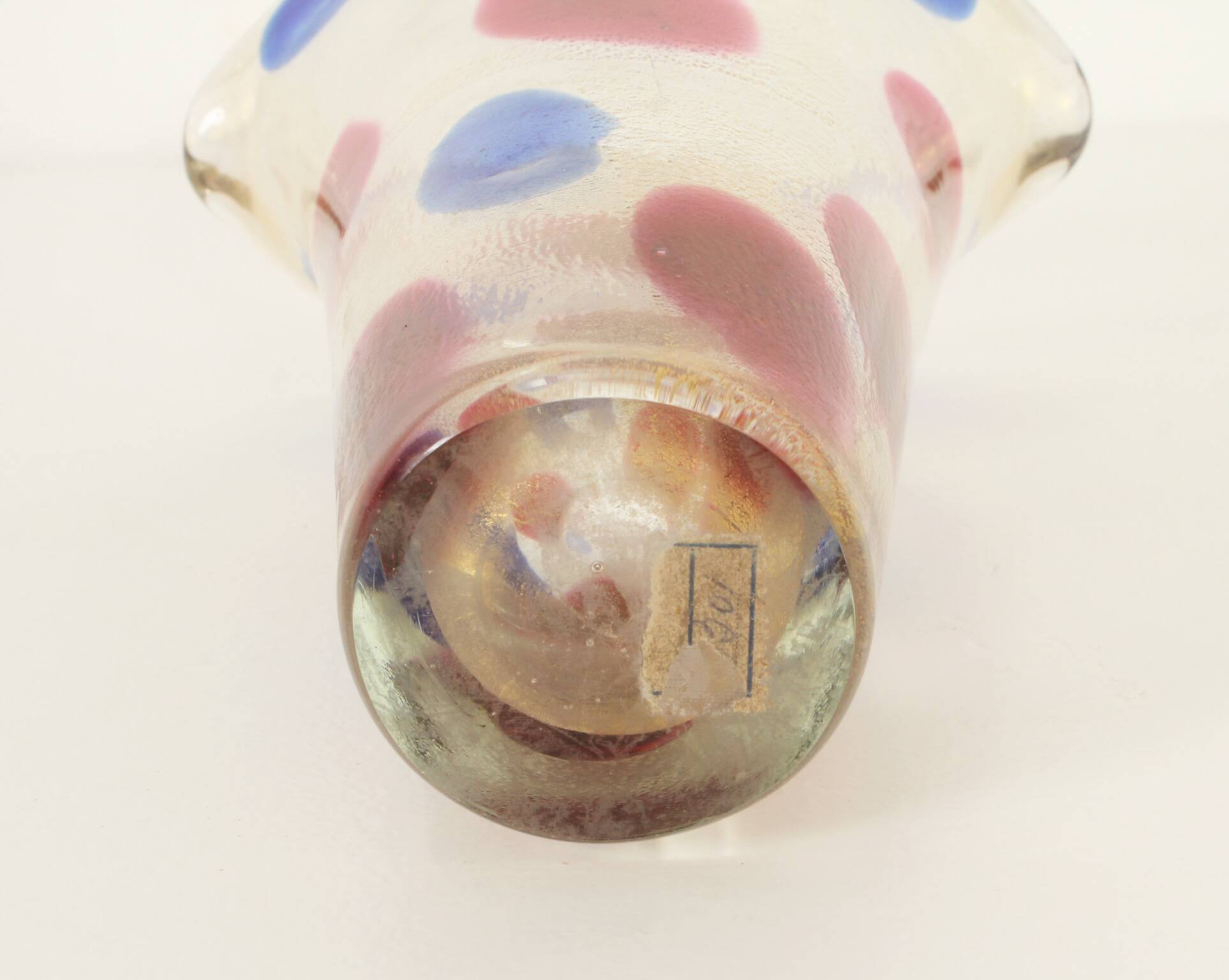 Vase by Fratelli Toso, Italy, 1950s.