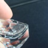 salerons ovales en cristal