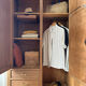 Armoire Parisienne en chêne brut 