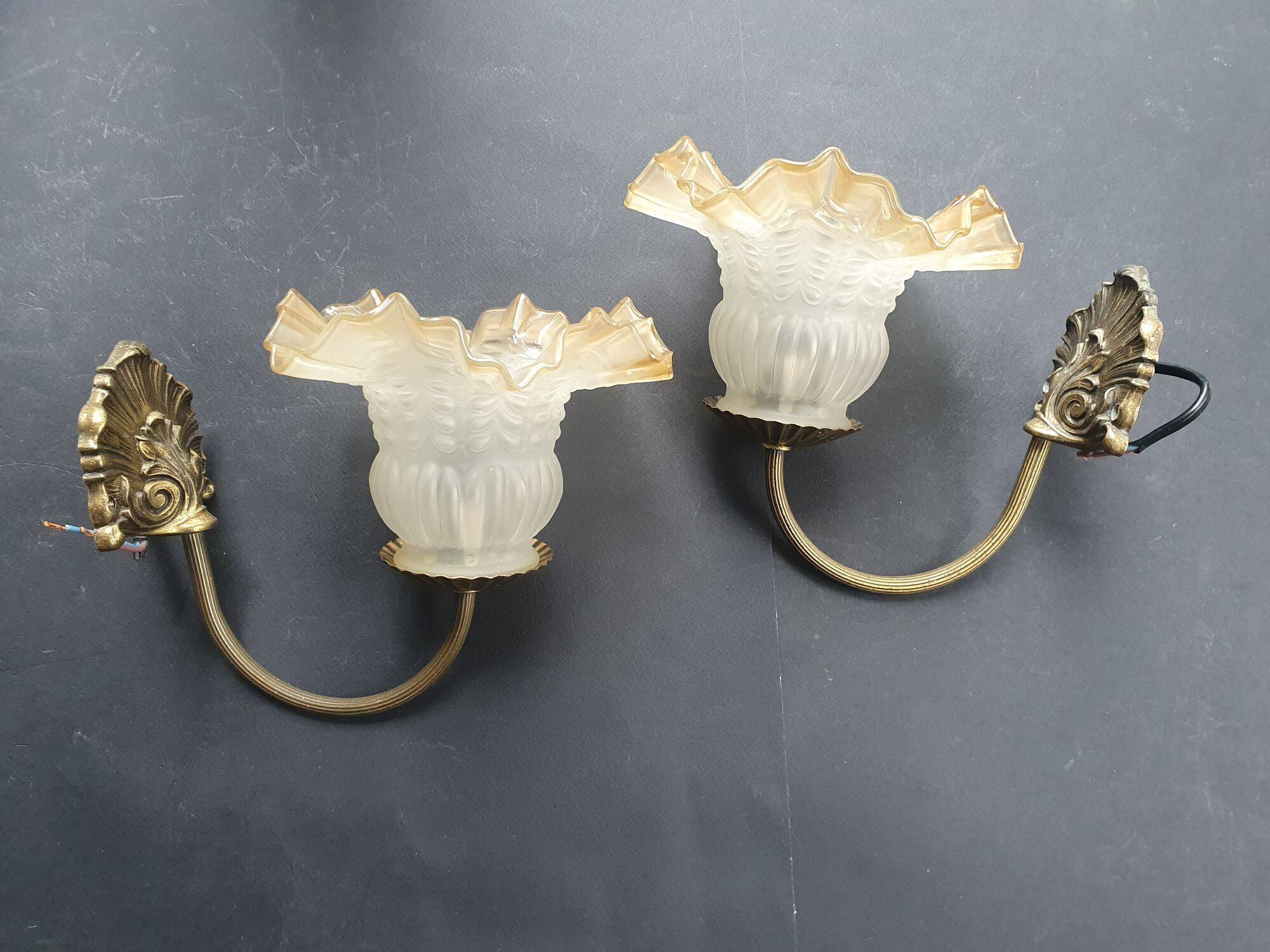Pair of Art Deco wall sconces