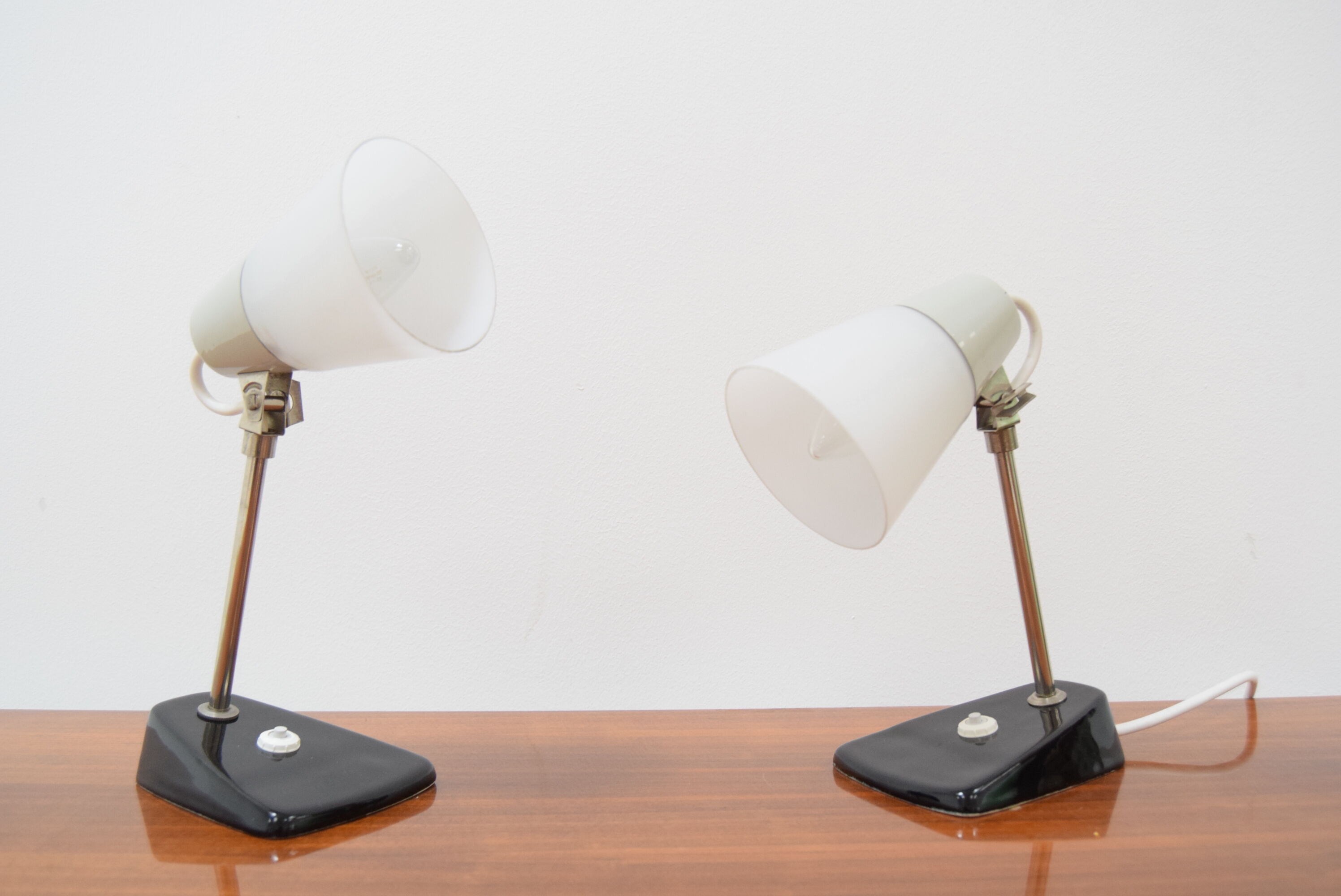 Pair of Mid-century Table Lamps, 1970’s.