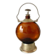 Carafe vintage en verre ambré musicale