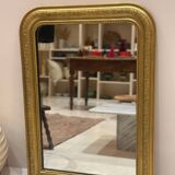 Old louis philippe gold mirror - 87 x 62 cm