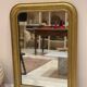 Old louis philippe gold mirror - 87 x 62 cm