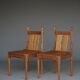 Rare Dutch Dutch side chairs by Alexander Kropholler, 1930s