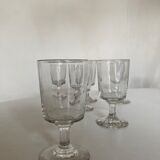 6 campaign glasses on foot, 19th
