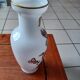Vase in opaline hand-decorated
