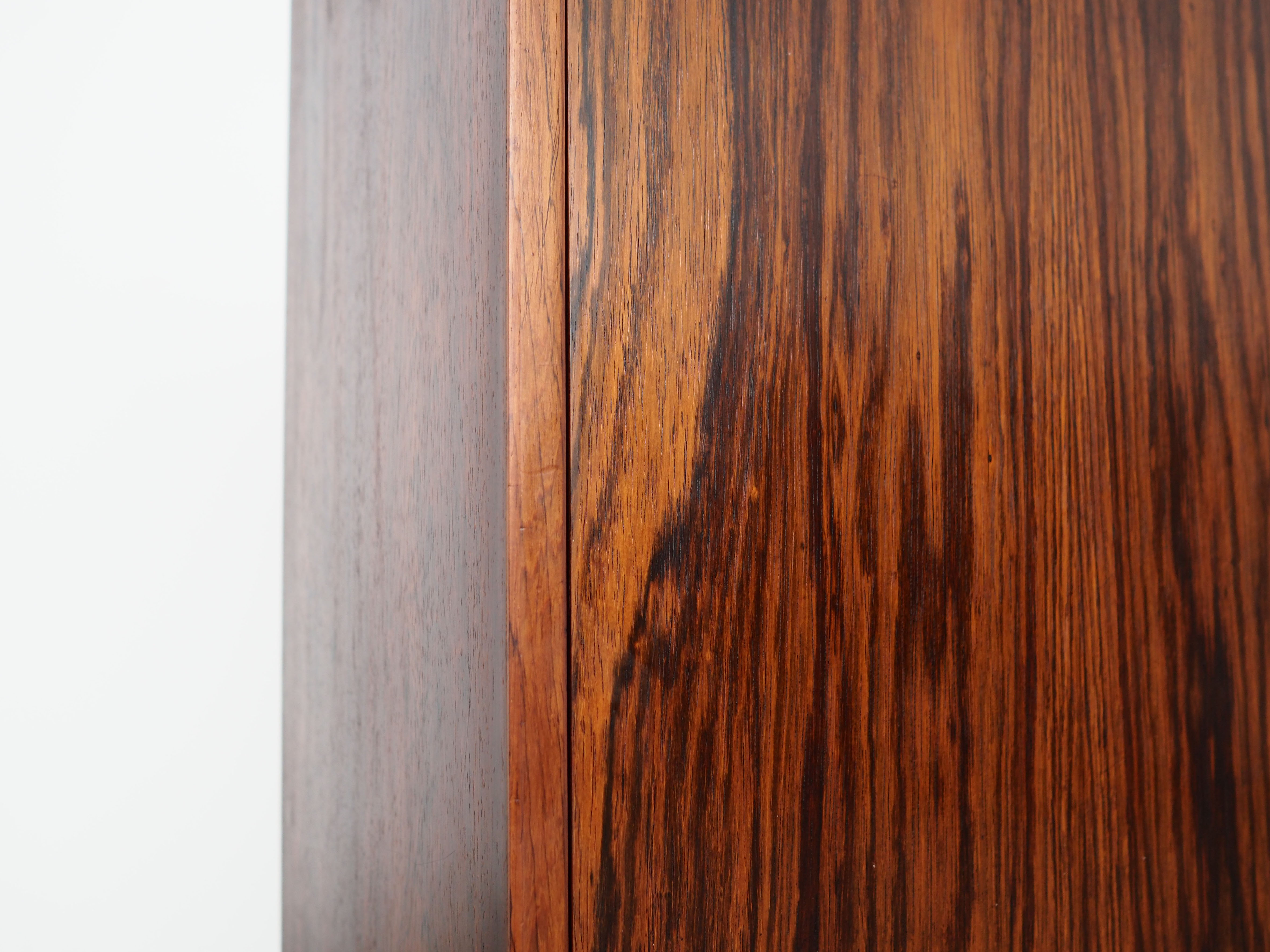 Rosewood cabinet, Danish design, 1970s, production: Horsens Møbelfabrik