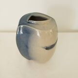 Vase en céramique design modern - Signé MB (Signature à identifier)
