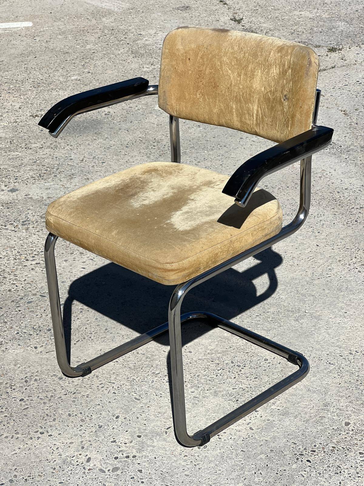 Set of 6 Marcel Breuer S64 armchairs for Thonet 1950