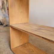 Wooden wall shelf