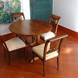 Table winegrower XIXth in cherry tree diameter 1.00 m