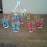 Liquor service set from the 70s
