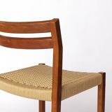 1 of 4 Niels O. Møller Model 404 Teak Dining Chair – Danish Mid-Century