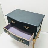 Commode vintage en bois relookée