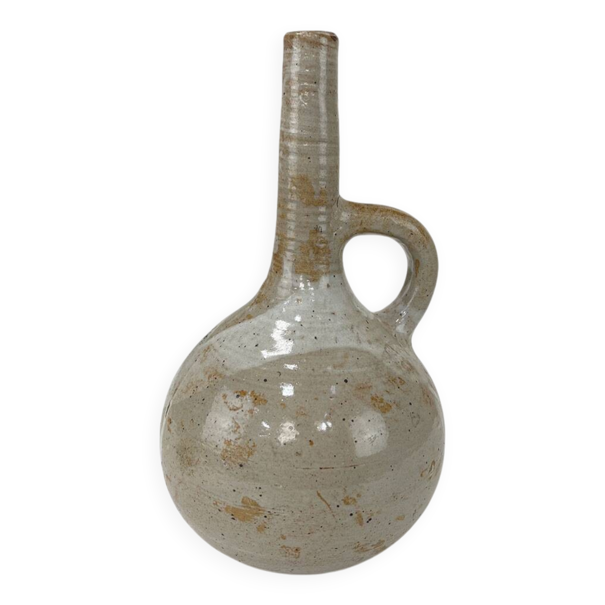 Vintage Eugène Lion stoneware vase