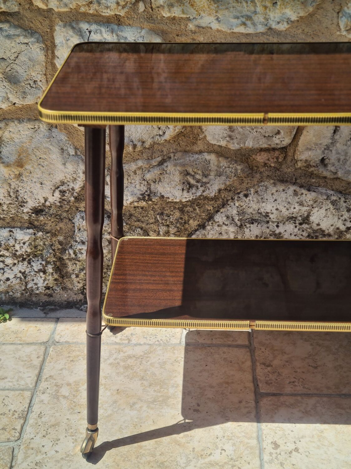 Vintage serving trolley from the 70s