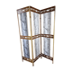 Old restyled metal screen, 3 shutters, 170 cm