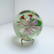 Paper press ball parchment flower, frogs and vintage insects