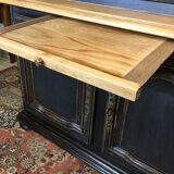 Black bookcase